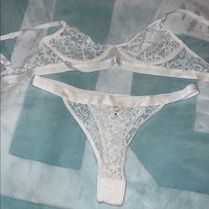 loungewear bra and thong set